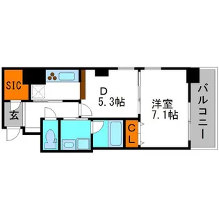 CUORE【5階】の間取り