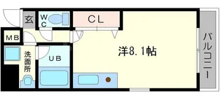アーデン江坂Ⅱ【1階】の間取り