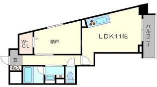 Radiant(ラディアント)【503号室】の間取り