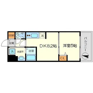 ザ カーム【2階】の間取り