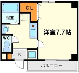 M'プラザ新大阪弐番館【701号室】の間取り
