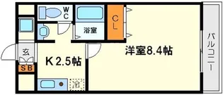 M'プラザ新大阪弐番館【803号室】の間取り