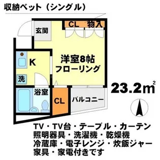 サラダボウル【3階】の間取り