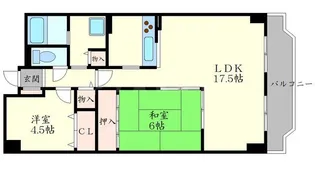 ウィステリア千里【3階】の間取り