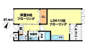 ベラヴィータ【2階】の間取り