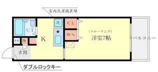 セントラルハイツ津雲台【2階】の間取り