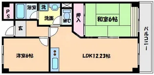智関第3マンション【1階】の間取り