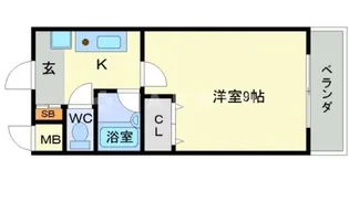 リヴェール千里【2階】の間取り