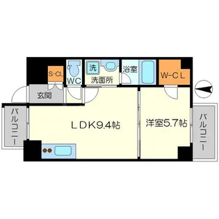 FK SQUARE【3階】の間取り