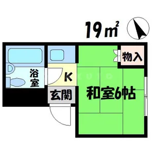 ハイツイシカワ【3階】の間取り
