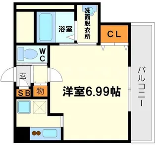 ラ・フォンテ十三【803号室】の間取り