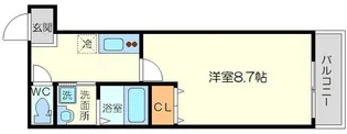 フジパレス北公園Ⅲ番館【2階】の間取り