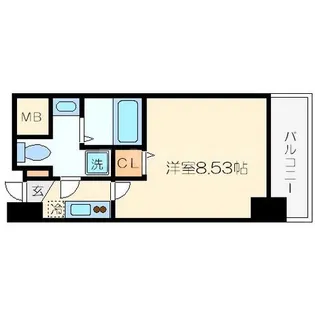 SERENiTE日本橋SUD【7階】の間取り