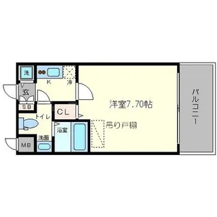 SERENiTE日本橋SUD【5階】の間取り