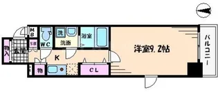 サムティ本町東レジックス【3階】の間取り
