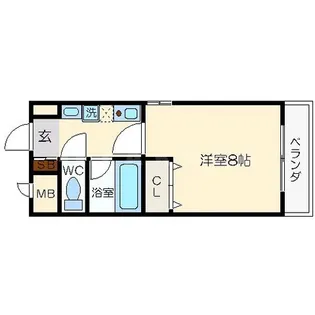 SERENiTE-04【7階】の間取り