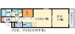 フジパレス下新庄ノース【3階】の間取り