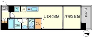 ブエナビスタ【7階】の間取り