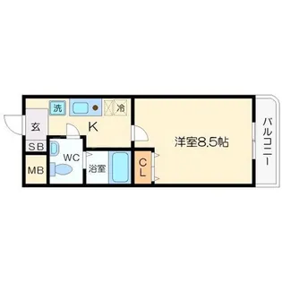 アーデン和泉町【4階】の間取り