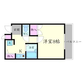 スクリーブ千里北【2階】の間取り