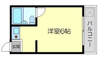 新大阪ロイヤルハイツ【2階】の間取り
