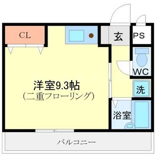 カサモラーダ船場【2階】の間取り