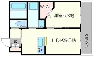 コンフォールメゾン【2階】の間取り