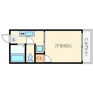 アマギハイム【201号室】の間取り