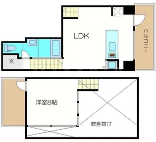 ベルニーニ南森町【4階】の間取り