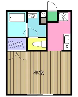 リトルパラダイス【101号室】の間取り
