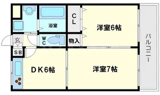 プリムローズ【5階】の間取り