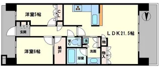ザ・レジデンス東三国【15階】の間取り