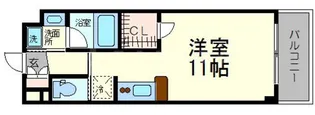 Dolce Vita 新大阪【0708号室】の間取り