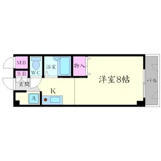 メルベーユ【1階】の間取り