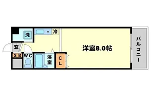 POISSON ROUGE【2階】の間取り