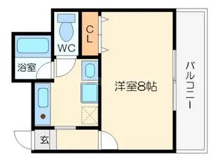 ASUNAROSO【801号室】の間取り