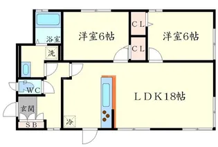 メイマオ【1階】の間取り