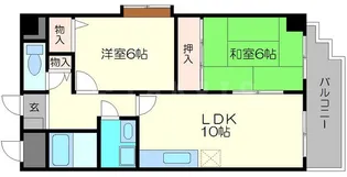ディオサC.S.【2階】の間取り