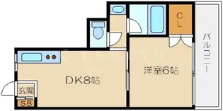 カーサ・ソレアード【301号室】の間取り