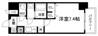 アドバンス新大阪Ⅵビオラ【302号室】の間取り