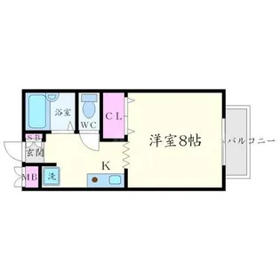 プランドール【1階】の間取り