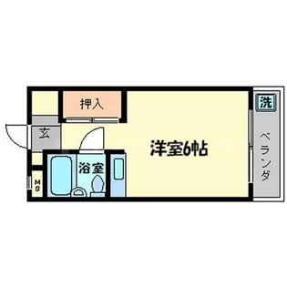 西川ハイツ【3階】の間取り