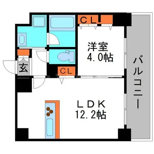 ベル・ステラ【6階】の間取り