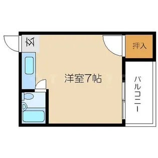 グランビルド天六【502号室】の間取り