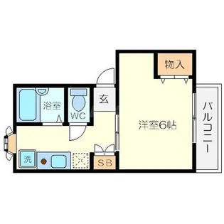 TパークアベニューII【1階】の間取り