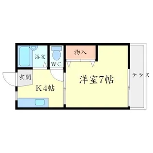 ジョイハイツ【1階】の間取り