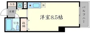 パーキーK【206号室】の間取り