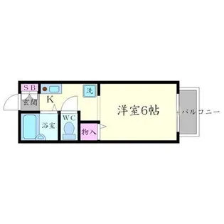 エミネンス箕面【207号室】の間取り