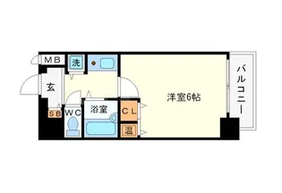 シティライフ・ディナスティ新大阪【207号室】の間取り