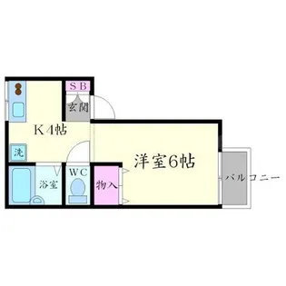 パインウインドⅠ【2階】の間取り